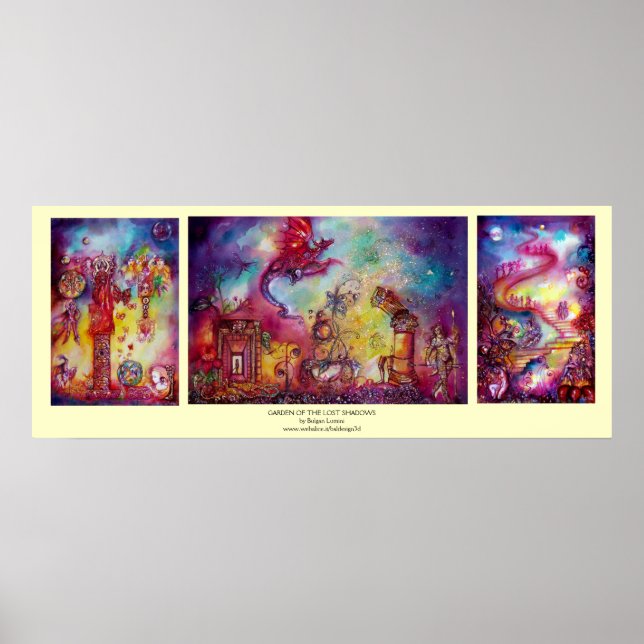 PÓSTER JARDÍN DE LAS SOMBRAS PERDIDAS (Frente)