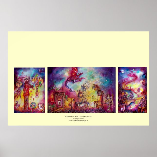 PÓSTER JARDÍN DE LAS SOMBRAS PERDIDAS (Frente)
