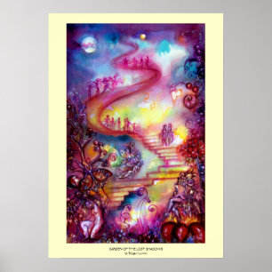 PÓSTER JARDÍN DE LAS SOMBRAS PERDIDAS / ESCALERAS MÍSTICA