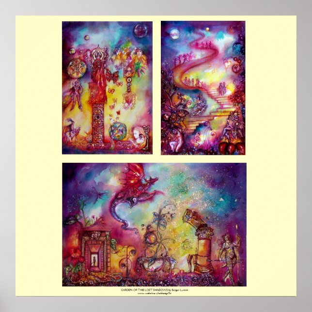 Póster JARDÍN DE LAS SOMBRAS PERDIDAS, tamaño colosal (Frente)