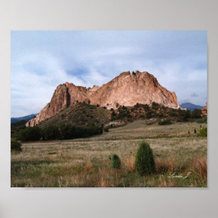 Póster Jardín de los Dioses Colorado