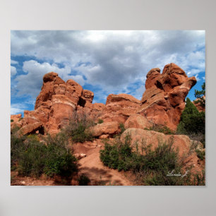Póster Jardín de los Dioses Colorado