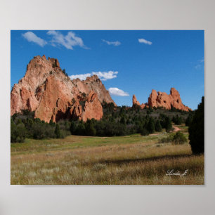 Póster Jardín de los Dioses Colorado