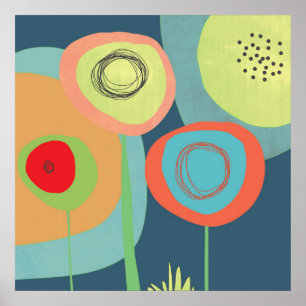 Póster Jardín de medianoche