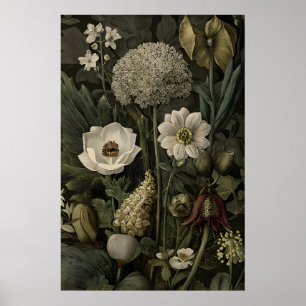 Póster Jardín de Plantas Venenosas Victorianas, Estampa d