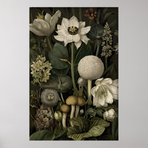 Póster Jardín de Plantas Venenosas Victorianas, Estampa d