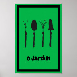 Póster Jardín de Popart