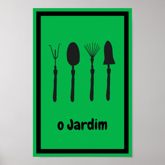 Póster Jardín de Popart (Frente)