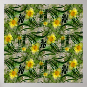 Póster Jardín de primavera......