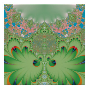 Póster Jardín de primavera