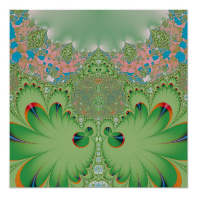 Póster Jardín de primavera (Anverso)