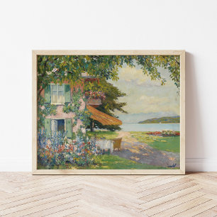 Póster Jardín de primavera en Starnberg   Edward Cucuel