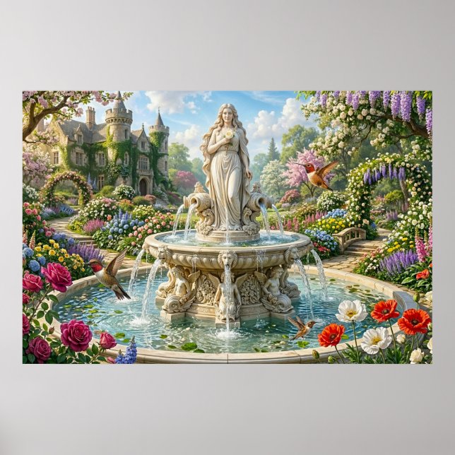 Póster Jardín de Recuerdos Imperecederos (Frente)
