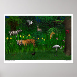 Póster Jardín de Rousseau