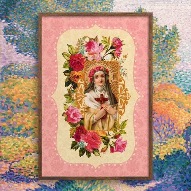 Póster Jardín de Saint Rosa Poster en rosa (Subido por el creador)