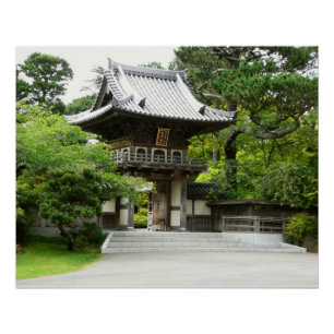 Póster Jardín de té japonés en San Francisco