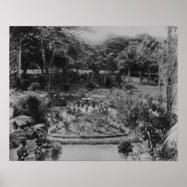 Póster Jardín de una villa suburbana (Frente)