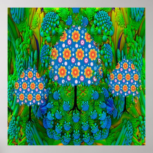 Póster Jardín de verano (Frente)