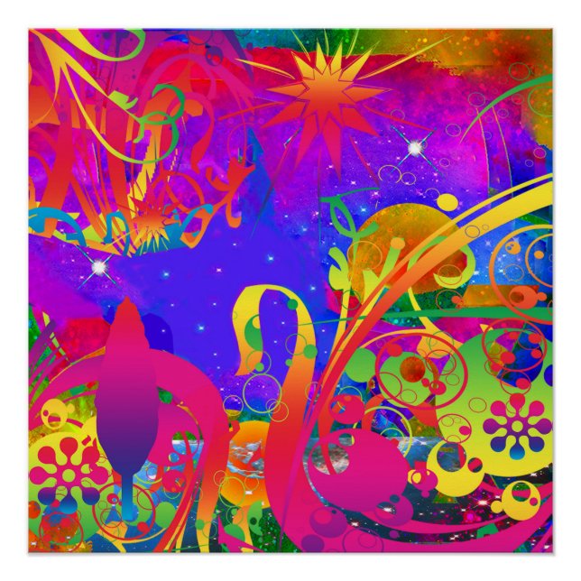 Póster Jardín de verano mágico (Anverso)