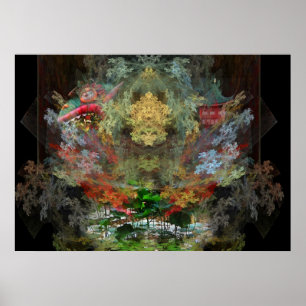 Póster Jardín del agua