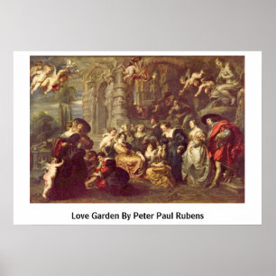 Póster Jardín Del Amor Por Peter Paul Rubens