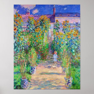 Póster Jardín del artista, Monet