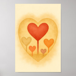 Póster Jardín del Corazón