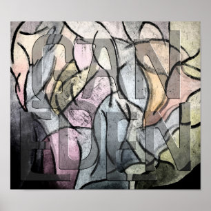 Póster Jardín del Edén