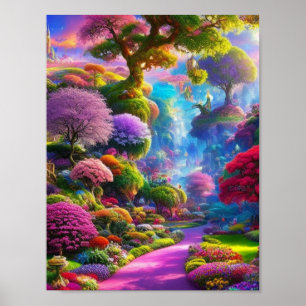 Póster Jardín del Edén