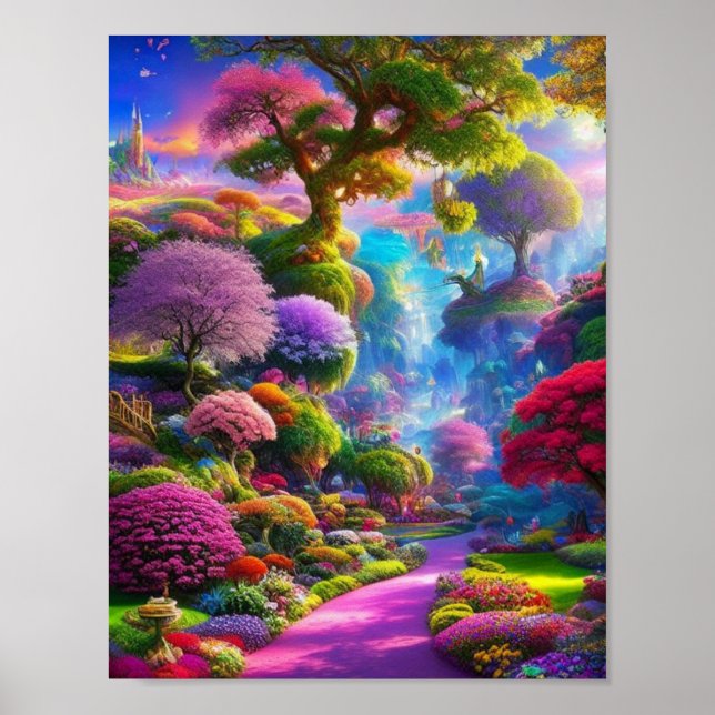 Póster Jardín del Edén (Frente)