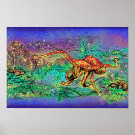 Póster Jardín del Octopus