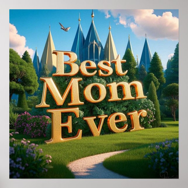 Póster Jardín del palacio encantado (Frente)