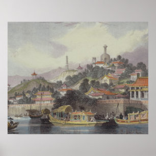 Póster Jardín del Palacio Imperial, Pekín, de China