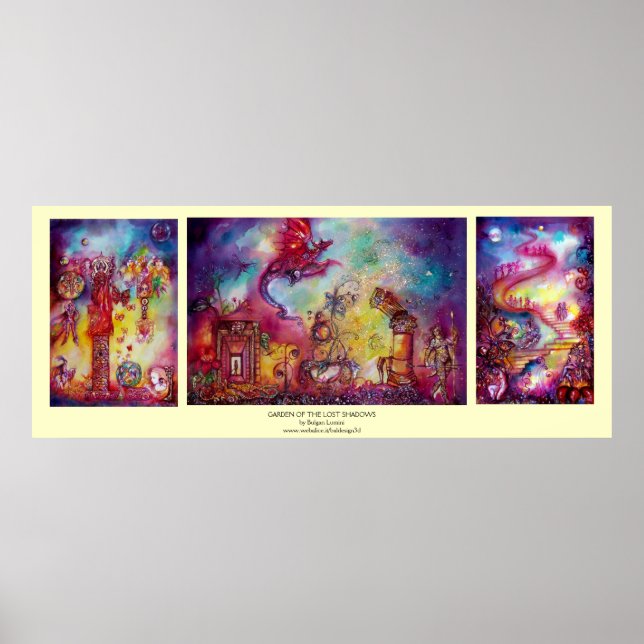 PÓSTER JARDÍN DEL POSTER DE SOMBRAS PERDIDAS (Frente)