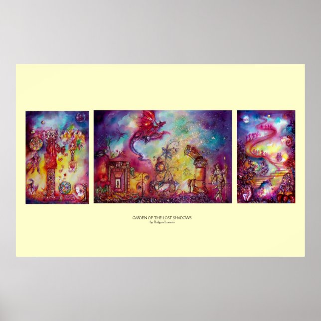 PÓSTER JARDÍN DEL POSTER DE SOMBRAS PERDIDAS (Frente)