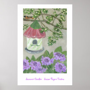Póster Jardín del verano