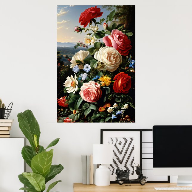 Póster Jardín distante (Oficina en casa)