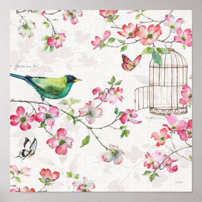 Póster Jardín Dogwood (Frente)