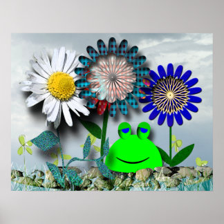 Póster Jardín dulce