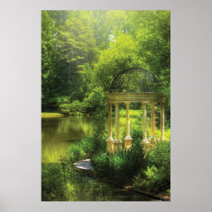 Póster Jardín - El Templo del Amor