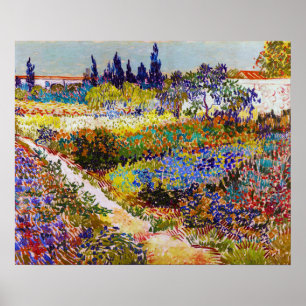 Póster Jardín en Arles, Van Gogh