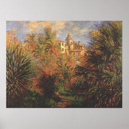 Póster Jardín en Bordighera - Claude Monet - c1900
