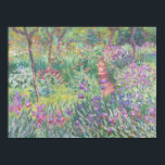 Póster Jardín en Giverny por Claude Monet<br><div class="desc">Claude Monet - Jardín en Giverny. Hermosa pintura impresionista de un jardín en Giverny de Claude Monet.</div>