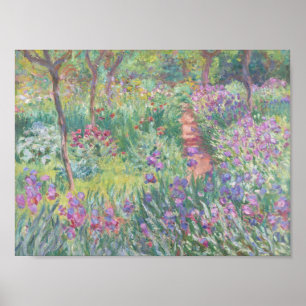 Póster Jardín en Giverny por Claude Monet
