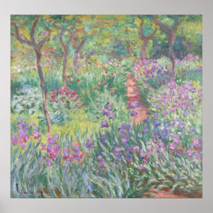 Póster Jardín en Giverny por Claude Monet
