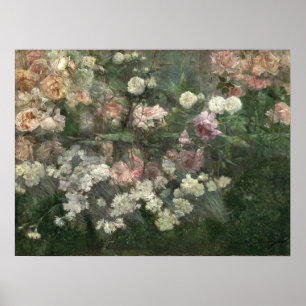 Póster Jardín en mayo