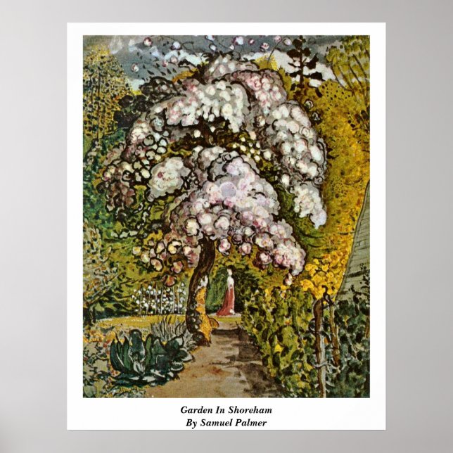 Póster Jardín En Shoreham Por Samuel Palmer (Frente)