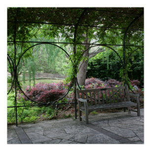 Póster Jardín encantado