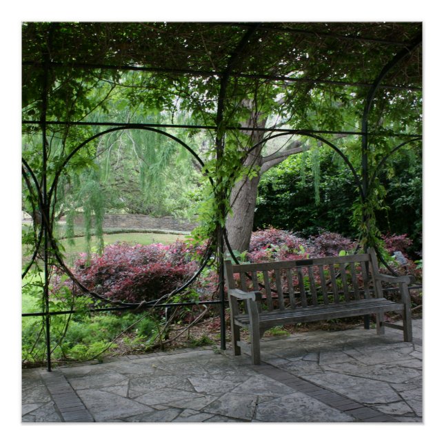 Póster Jardín encantado (Anverso)