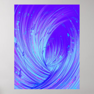 Póster Jardín encantado - Flujo lunar